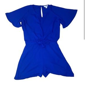 Belle Sky Blue Romper